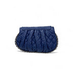 Chanel Bag Shoulder Blue Silver Single Flap Chain