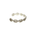 Hermes Chaine D'ancre Silver 925 Bangle Bracelet Accessories Small Items — view 5