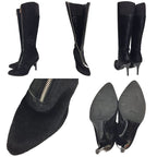 Louis Vuitton Halaco Long Boots 36 1 2 Size Black — view 2