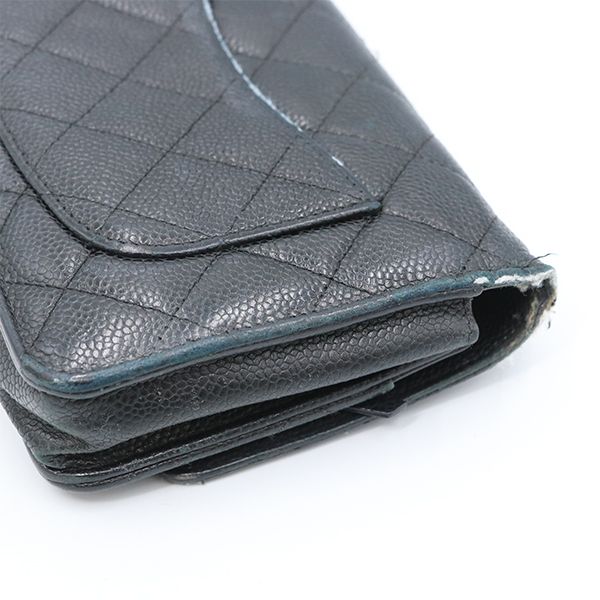 Chanel Quilted Caviar Leather Chain Shoulder Bag — view 3