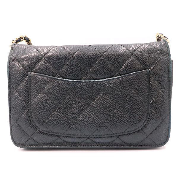 Chanel Quilted Caviar Leather Chain Shoulder Bag — view 2