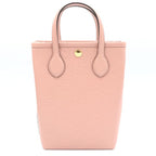 Gucci Pink Leather GG Super Mini 2-Way Handbag — view 2