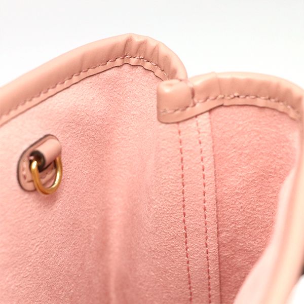 Gucci Pink Leather GG Super Mini 2-Way Handbag — view 7
