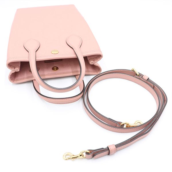 Gucci Pink Leather GG Super Mini 2-Way Handbag — view 5