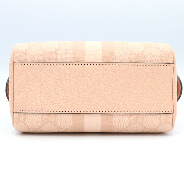 Gucci Pink GG Supreme Ophidia 2-Way Mini Bag — view 3