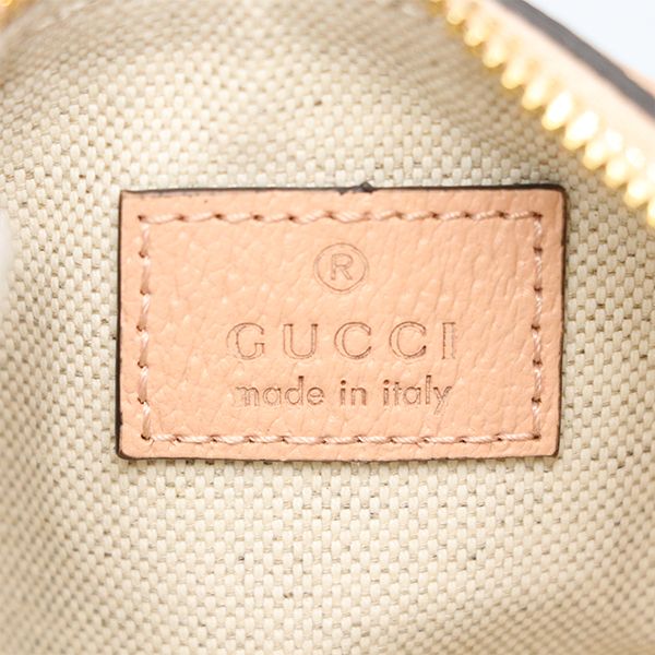Gucci Pink GG Supreme Ophidia 2-Way Mini Bag — view 9
