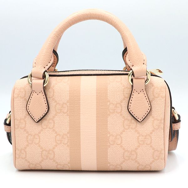 Gucci Pink GG Supreme Ophidia 2-Way Mini Bag — view 2