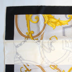 Hermes Carre 90 Scarf Badyall Teiogaku Silk Black — view 2