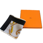 Hermes Carre 90 Scarf Badyall Teiogaku Silk Black — view 8