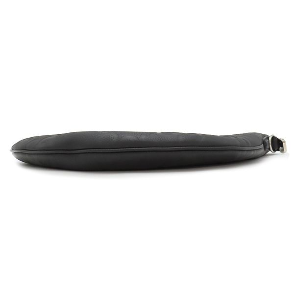 Gucci Shoulder Bag Jumbo GG Messenger Leather GG Leather Black Silver — view 3