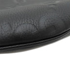 Gucci Shoulder Bag Jumbo GG Messenger Leather GG Leather Black Silver — view 4