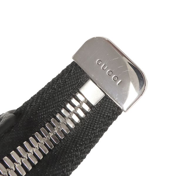 Gucci Shoulder Bag Jumbo GG Messenger Leather GG Leather Black Silver — view 7