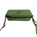 Gucci GG Marmont Quilted Leather Chain Shoulder Bag Pochette