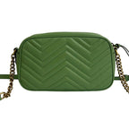 Gucci GG Marmont Quilted Leather Chain Shoulder Bag Pochette
