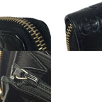 Gucci Guccissima Round Zipper Long Wallet Black Main Item Only — view 9