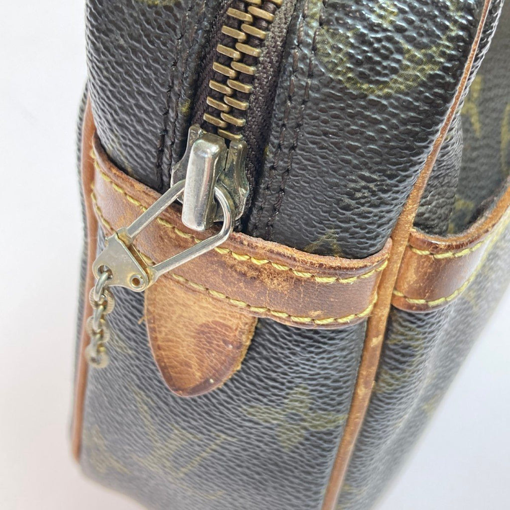 Louis Vuitton Monogram Compiegne 23 Second Bag Clutch Brown Zip — view 5