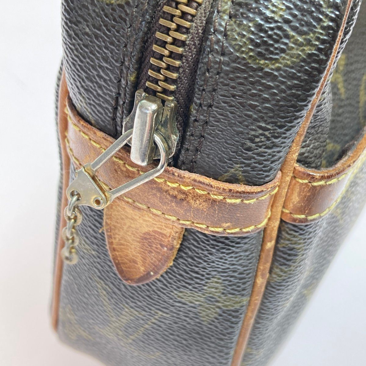 Louis Vuitton Monogram Compiegne 23 Second Bag Clutch Brown Zip — view 5