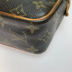 Louis Vuitton Monogram Compiegne 23 Second Bag Clutch Brown Zip — view 4
