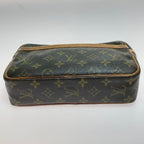 Louis Vuitton Monogram Compiegne 23 Second Bag Clutch Brown Zip — view 3