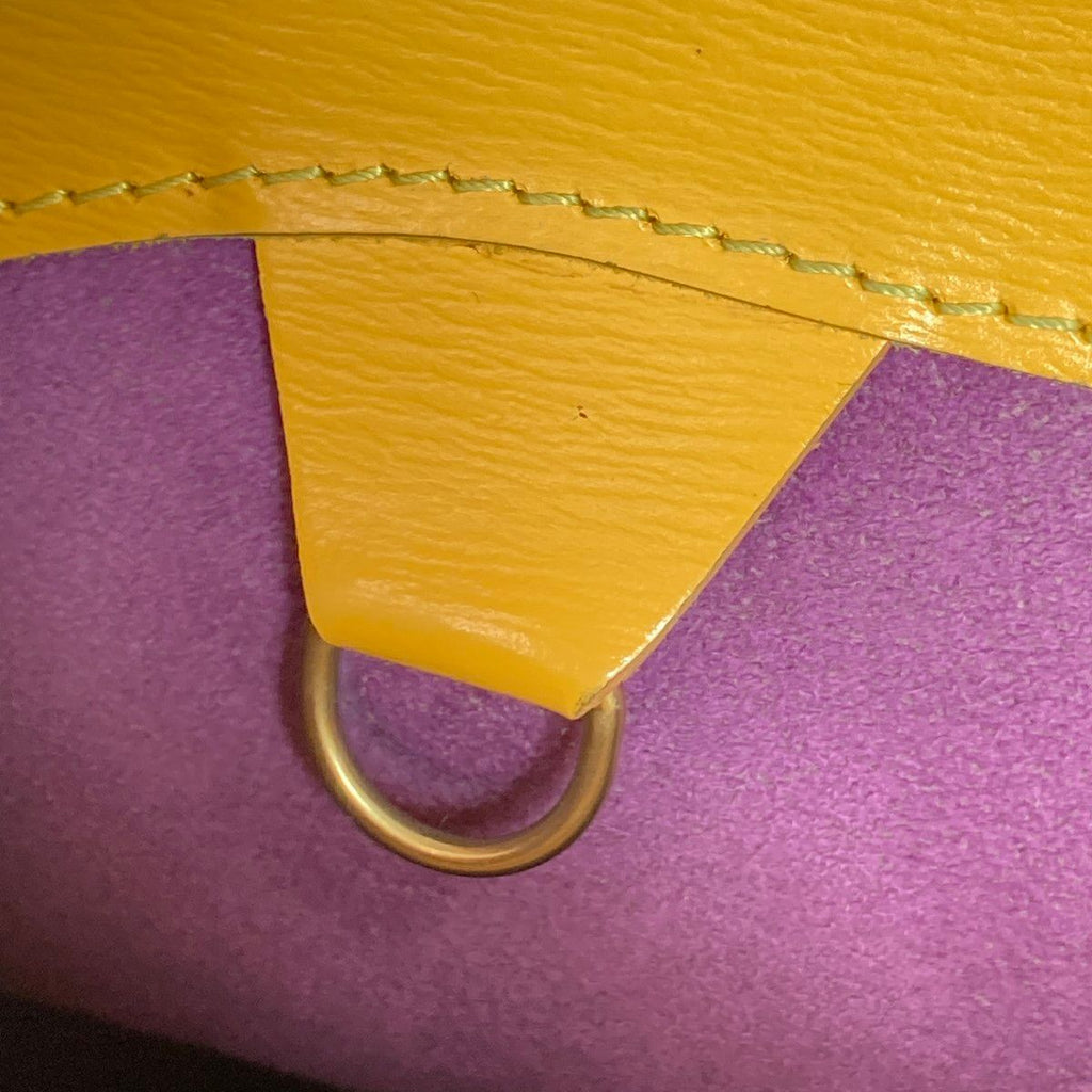 Louis Vuitton Epi Clunew Shoulder Bag Yellow — view 9