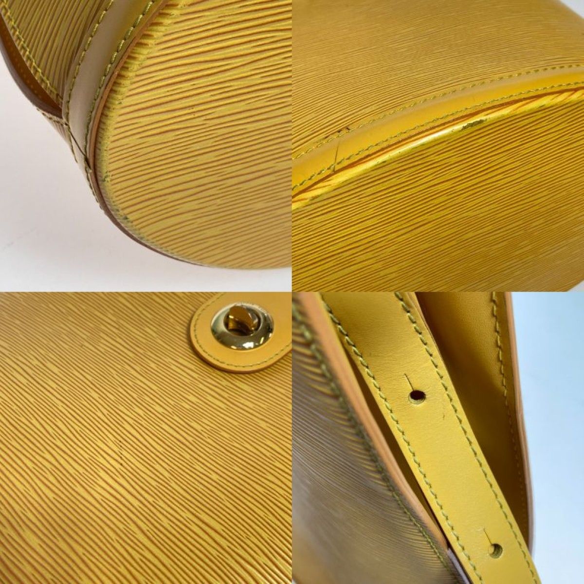 Louis Vuitton Epi Clunew Shoulder Bag Yellow — view 5