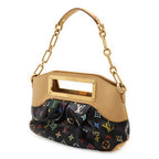 Louis Vuitton Monogram Multicolor Judy PM Handbag 2-Way Shoulder Bag Noir Black — view 2