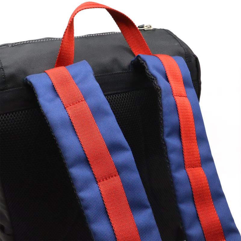 Gucci Techno Canvas Backpack Cat Head Leather Mesh Black Navy Red Green — view 4