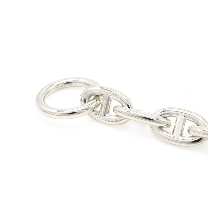 Hermes Chaine D'ancre Bracelet MM 12 Frames AG 925 SV Silver — view 5