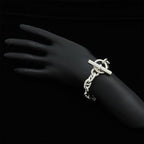 Hermes Chaine D'ancre Bracelet MM 12 Frames AG 925 SV Silver — view 6