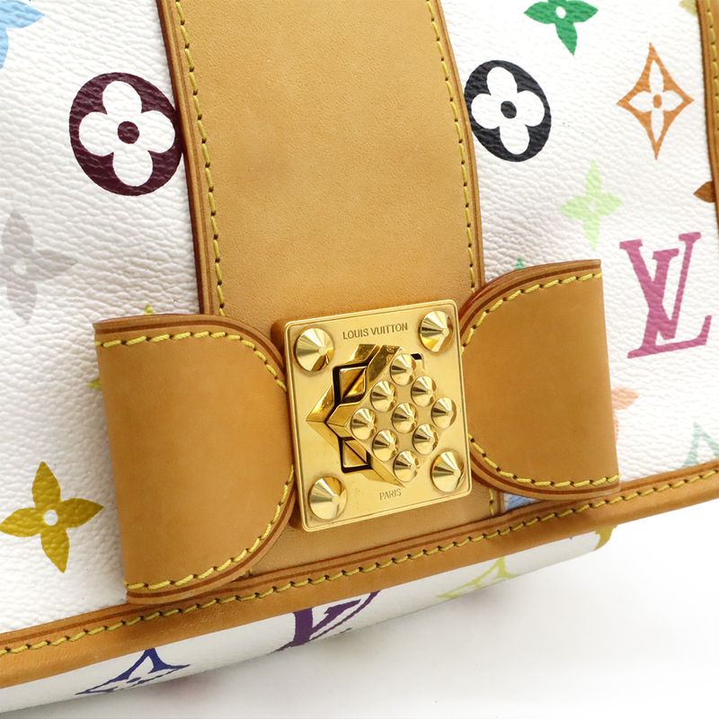 Louis Vuitton Monogram Multicolor Patti Shoulder Bag One Chain — view 9