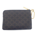 Celine Coin Purse 10 C662 Ca2.38 no Case Polyurethane Brown — view 2