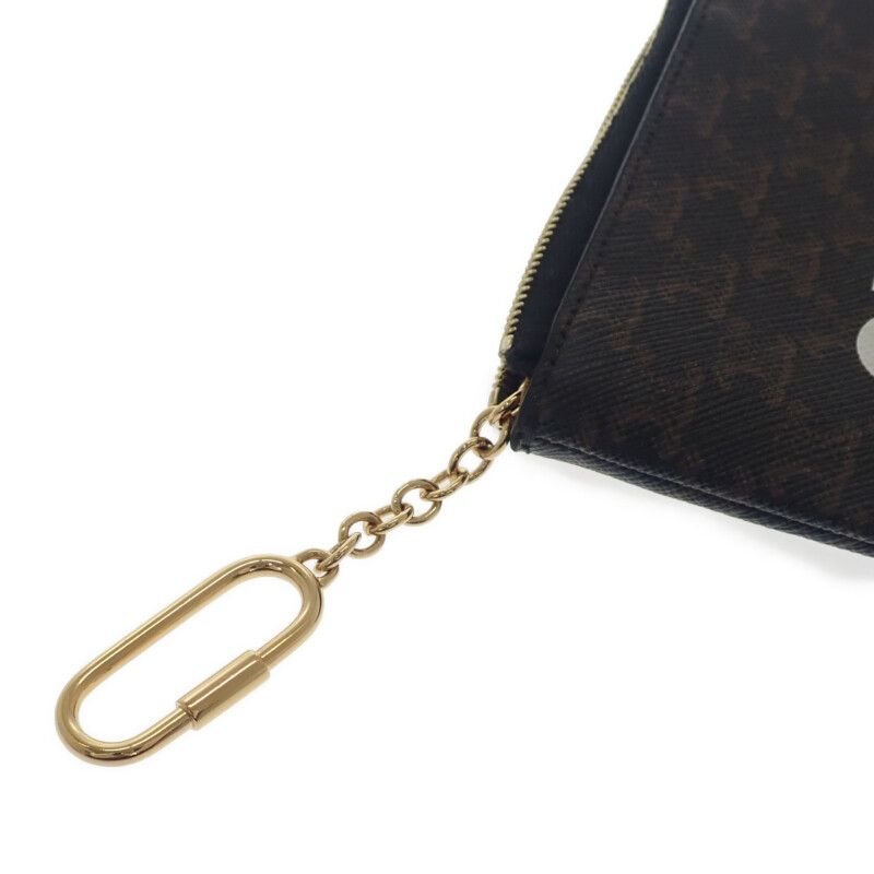 Celine Coin Purse 10 C662 Ca2.38 no Case Polyurethane Brown — view 8