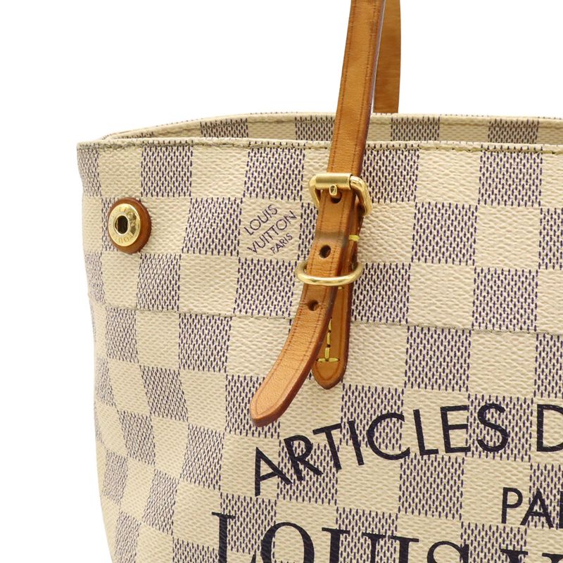 Louis Vuitton Damier Azur Cabas PM Tote — view 7