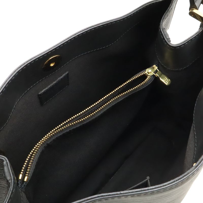 Louis Vuitton Epi Mandara MM Shoulder Bag One Noir Black — view 6