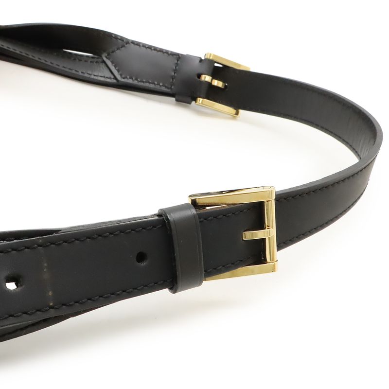 Louis Vuitton Epi Mandara MM Shoulder Bag One Noir Black — view 5