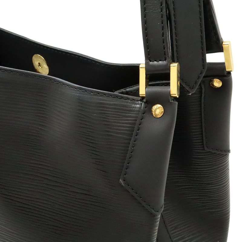 Louis Vuitton Epi Mandara MM Shoulder Bag One Noir Black — view 4