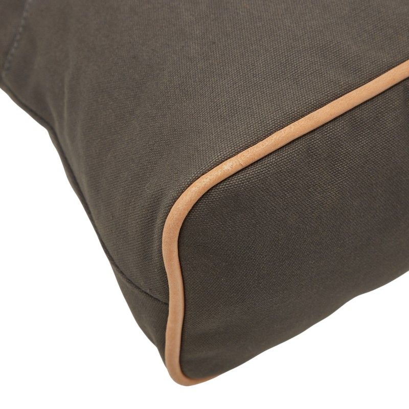 Hermes Bolide Pouch GM Gray Brown Cotton — view 7