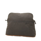 Hermes Bolide Pouch GM Gray Brown Cotton — view 2