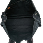 Hermes Fourre Tout MM Tote Handbag Black Gray Canvas — view 8
