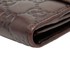 Gucci Guccissima W Hook Long Wallet Brown Leather — view 6