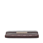 Gucci Guccissima W Hook Long Wallet Brown Leather — view 3