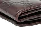 Gucci Guccissima W Hook Long Wallet Brown Leather — view 8