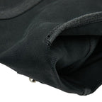 Chanel Camellia Chain Tote Bag Black Green Caviar Leather — view 4