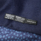 Hermes Scarf Silk and Angora Dotted Fringe Shawl — view 4
