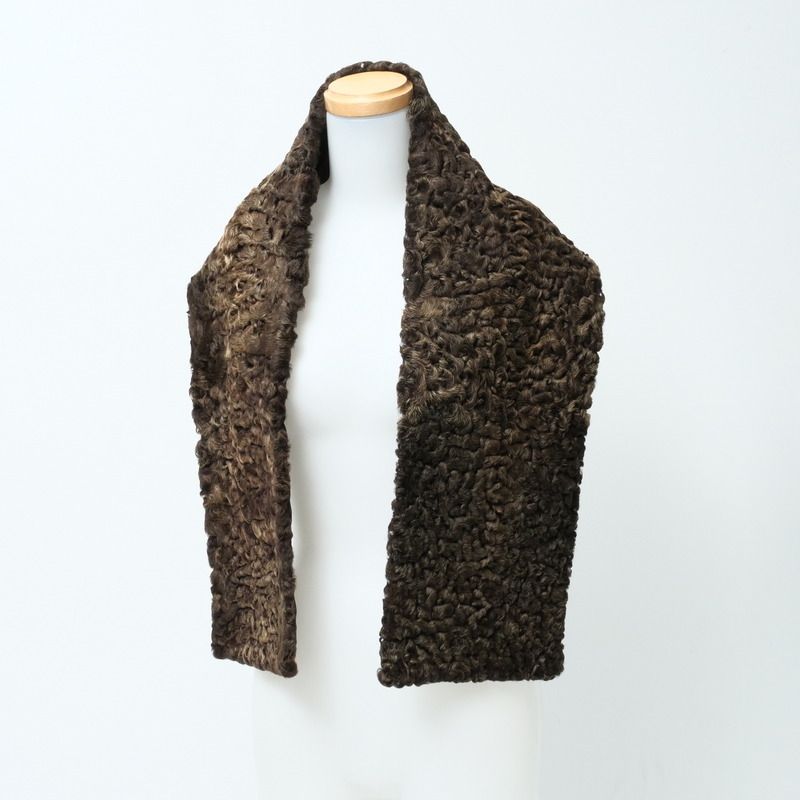 Loewe Shawl Astrakhan Fur Scarf — view 6