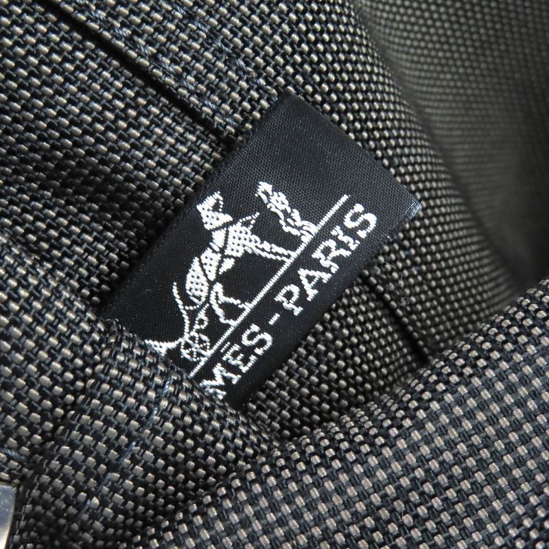 Hermes Her Line Herbag GM And Cadena Serie Button Canvas Large Shape Tote — view 9