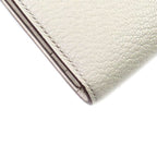 Hermes Bearn Souffle Nata Chevre Gold Hardware Long Wallet Engraved — view 8