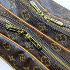 Louis Vuitton Monogram Reporter GM Shoulder Bag Brown — view 5