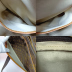 Louis Vuitton Monogram Reporter GM Shoulder Bag Brown — view 8