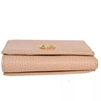 Gucci GG Marmont Logo Trifold Wallet Compact W Hook Pink Leather 65 Bs022 — view 5